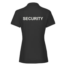 Load image into Gallery viewer, Ladies Polo shirt with Security Logo
